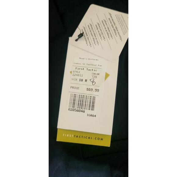 NWT FIRST TACTICAL WOMENS V2 TACTICAL PANTS 124011 MIDNIGHT NAVY 18 REGULAR - Picture 9 of 16